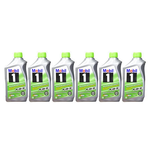 Mobil 1 0W-30 (Advanced Fuel Economy) Synthetic Motor Oil - 1 Quart (Pack of 6)
