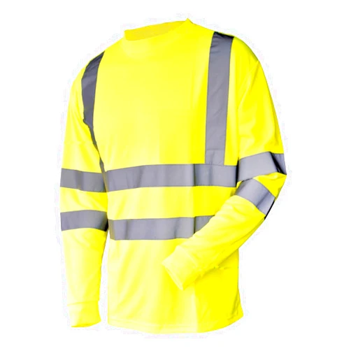 L&M® Hi Vis T Shirt ANSI Class 3 Reflective Safety Lime Orange Short Long Sleeve HIGH Visibility