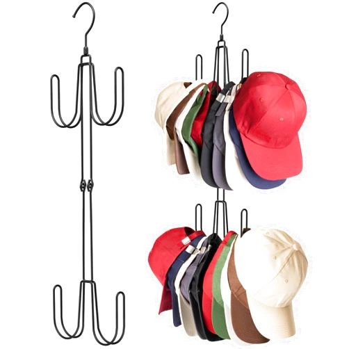 NANATI Hat Hangers for Closet, Stainless Steel Hat Organizer, Hat Racks for Baseball Caps, Cap Organizer for Baseball Caps, 1 Pack Brand: NANATI