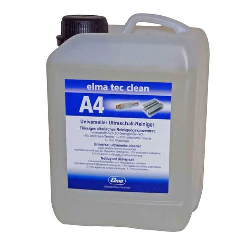 Elmasonic 800 0132 Elma TEC Clean A4 Universal Ultrasonic Cleaner/Degreaser- Powerful Concentrated Cleaning Fluid for Industrial Use