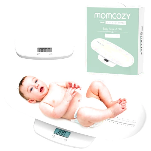 Momcozy Multi-Functional Baby Scale for Toddler, Children, Pet, Adult, Removable Scales for Body Weight & Height Measurement, Perspectives Switch, 5 Units, Digital LED Screen, Auto-Off, Up to 330lb