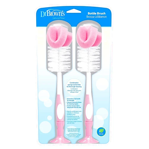 Dr. Brown's Dr. Browns Baby Bottle Brush - Pink - 2 Count