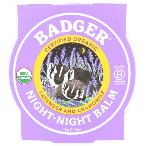 BADGER Organic Badger Night Night Balm, 2 OZ