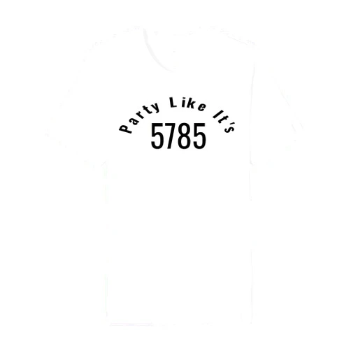 Rosh Hashana Party Like It's 5785 Gear Rosh Hashana Party Like It's 5785 Jewish New Year Premium T-Shirt