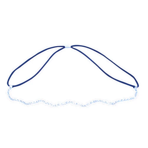 DesignedDazzle Rhinestone Sparkle Shiny Bling Elastic Stretch Hair Headband Women Teens Girls