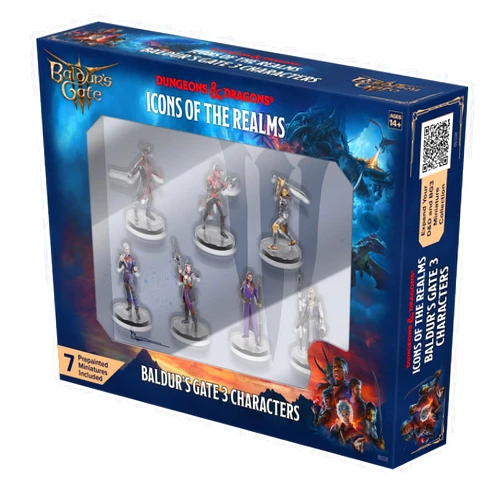WizKids D&D Icons of The Realms: Baldur's Gate 3 - Character Boxed Set | Dungeons and Dragons Figures | Pre-Painted