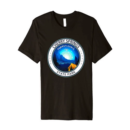 Cherry Springs State Park Designs Cherry Springs State Park Pennsylvania Badge Vintage Premium T-Shirt