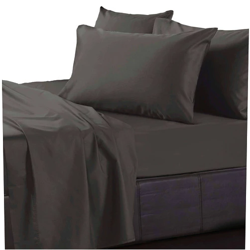 Essina Queen Sheet Set Egyptian Cotton – 4-Pcs Egyptian Cotton Sheets - Deep Pocket Fitted Sheet–950 Thread Count – Breathable Cooling Queen Sheets Egyptian Cotton – Royale Shadow Gray