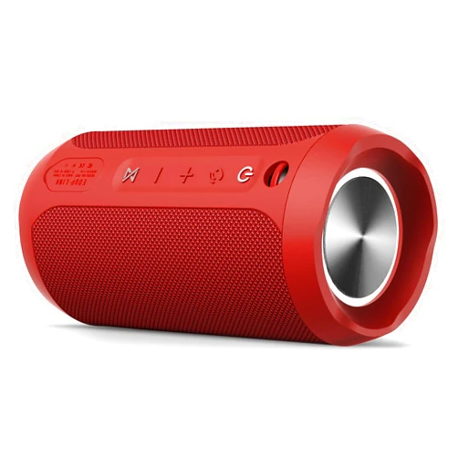 EDUPLINK Bluetooth Speaker, Portable Wireless Speakers, Waterproof IPX7 Speaker, TWS Pairing Stereo, Built in Microphone, Long Playtime for Home, Travel, Red
