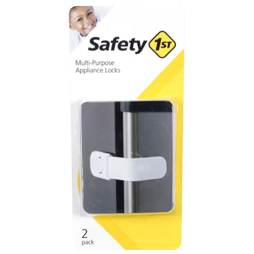 Safety 1st Multi-Purpose Latch,White 2-Count