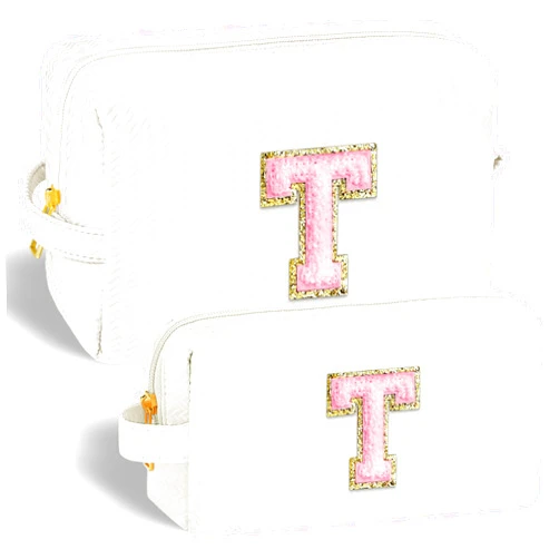 YOOLIFE Travel Makeup Bag Cosmetic Bag, Make Up Bags for Women Skincare Makeup Bag Organizer Toiletry Bag Personalized Gifts for Women Her Teen Girlfriend Best Friend Birthday Gifts for Mom Teacher T