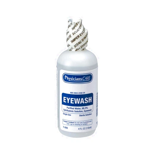 PhysiciansCare by First Aid Only 7-006 Eye Wash Solution, 4 oz Bottle