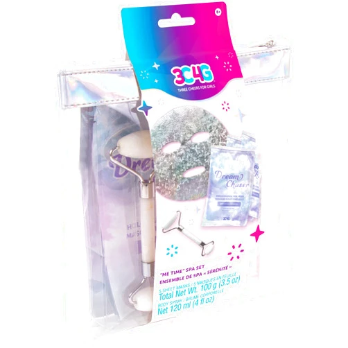 3C4G Me Time Spa Set, Transform Your Bathroom into A Relaxing Retreat for Kids with Masks, Mist and Roller for Ages 8 and up by Make It Real