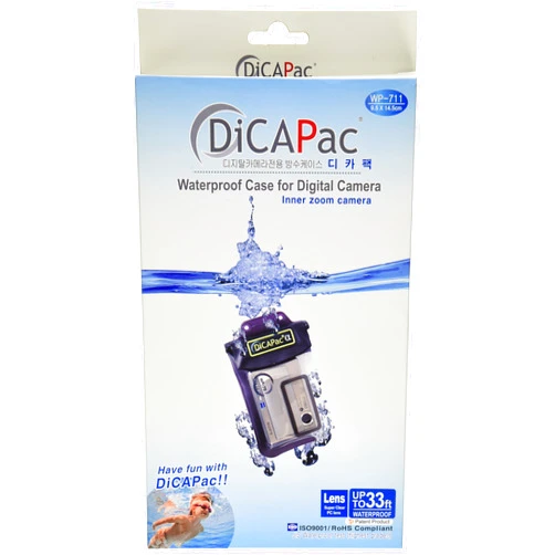 DiCAPac WP711 145x95mm Small Inner Zoom Waterproof Case with Soft Lens