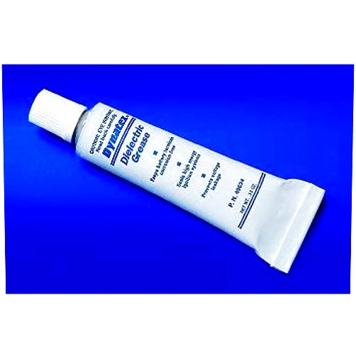 Dynatex 49634 Dimethyl Polysiloxane Dielectric Grease, 0.33 oz Tube, -40 to 400 Degree F, Translucent