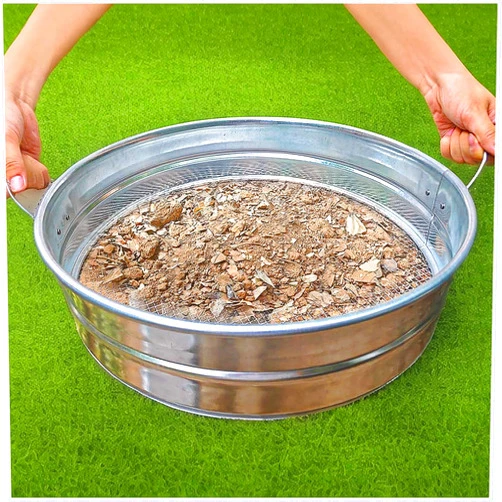 CHARMDECOR Large Soil Sifter with handles,19