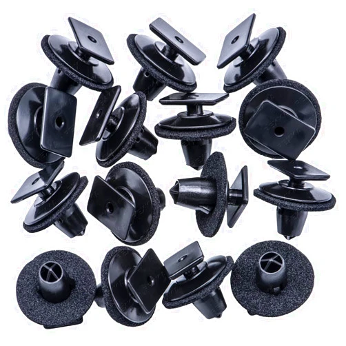 Rexka 15pcs Rocker Panel Moulding Retainer Clip for Nissan Infiniti 76882-EG01A 370Z Altima Juke M35 M45