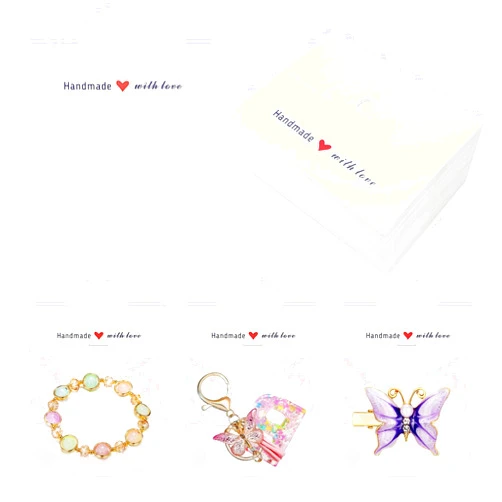 ZABARE 120 Pcs Jewelry Package Bags, White Jewelry Display Bags for Small Business, Small Jewelry Bags Clear Plastic with Hole, Jewelry Bags for Selling Bracelets, Key Chains, Necklaces, 3.93