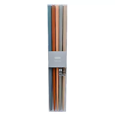 OTSUMAMI TOKYO Sunlife Chopsticks 5 Pairs Reusable Colorful Chopsticks Dishwasher Safe 9 Inches Made in Japan
