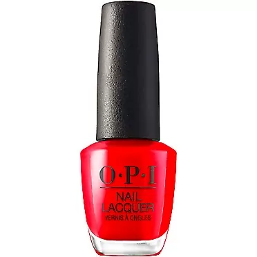 OPI Nail Lacquer, Red Nail Polish, 0.5 fl oz Big Apple Red