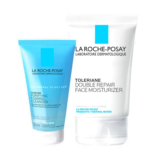 La Roche-Posay Toleriane Double Repair Face Moisturizer, Daily Moisturizer Face Cream with Ceramide & Niacinamide for All Skin Types, Immediate Comfort & Long Lasting Hydration, Fragrance Free