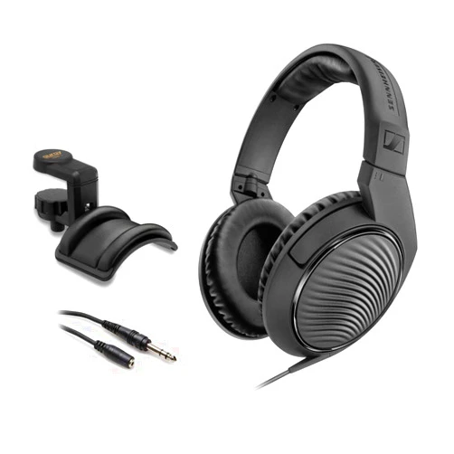 Sennheiser HD 200 Pro Monitoring Headphones with Headphone Holder & Stereo 1/4