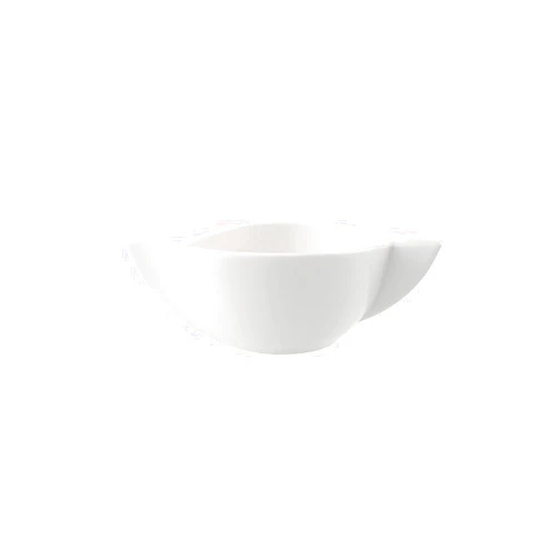 Villeroy & Boch New Wave Cream Soup Cup, 15.25 oz, Premium Porcelain, White