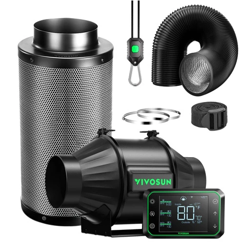 VIVOSUN Smart Air Filtration PRO T4 Kit 4