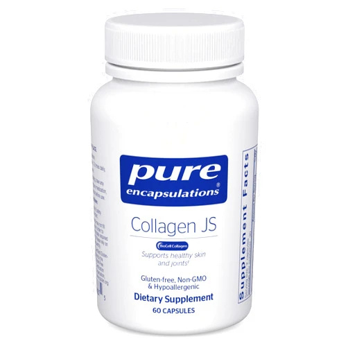 Pure Encapsulations Collagen JS - Skin & Joint Health* - 1,000 mg Hydrolyzed Biocell Collagen - Gluten Free & Non-GMO - 60 Capsules