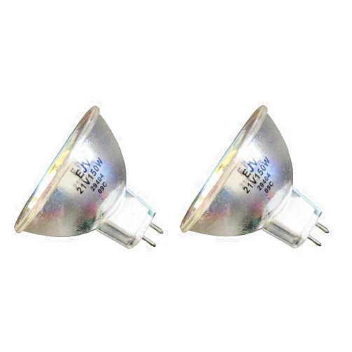 Donar 2pcs EJV 21V 150W Replacement Bulb for Cuda Fisher Westover Fiber Optic 150W - Penn-Med 301203 200L Wand - Darby 950-9024 Superdent 7500 – EFOS 3022 Halogen Dental Medical Lamp