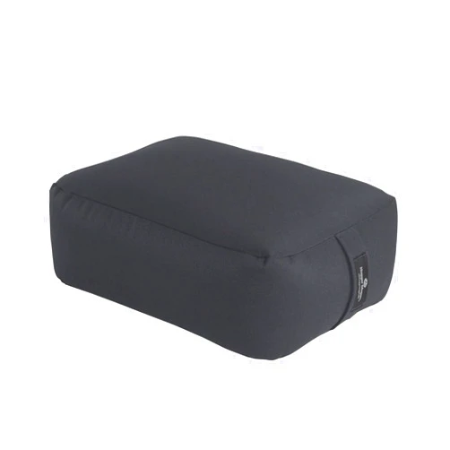 Hugger Mugger Zen Meditation Cushion - Wider Base, Use Horizontally or Vertically, Buckwheat Filled, Durable Fabric, Handmade in USA