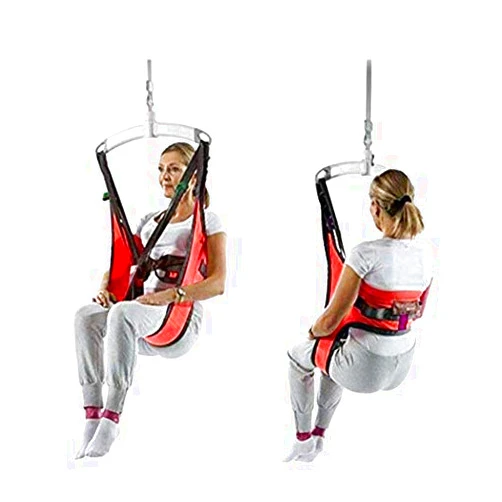FSUHHIAD Fushida Hoyer Lift Sling,Commode Patient Lift Slings Medical Transfer Sling for Patients Shower Bath,Large Toileting Sling,Lift Sling for Elderly Bariatric,Divided U Slings Fit Invacare/Hoyer Lift