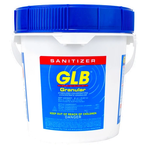 GLB Advantis Tech 71220A GLB Stabilized Granular Chlorine 8 Lbs.