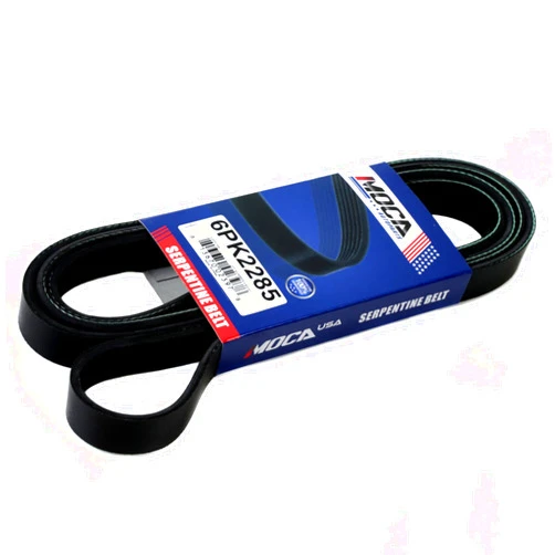 WINBEST EPDM Serpentine Belt 6PK2285 Compatible with Mazda 3 5 CX-7, for Porsche 911, for Jeep Wrangler, for GMC C2500 K3500, for Chevrolet C3500 K2500