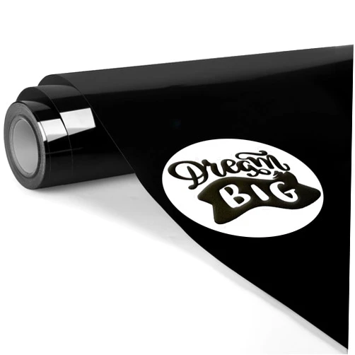 TransWonder Black Puff Vinyl Heat Transfer 12x20'- 3D Puff Heat Transfer Vinyl HTV Puff Vinyl Iron on Vinyl for T Shirts Compatible with Cricut Air or Maker Gifts for Halloween