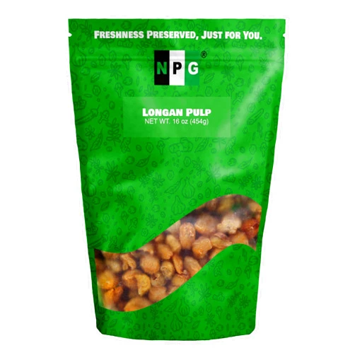 NPG Dried Longan Pulp 16 Oz, Meat Fruit, Gui Yuan, Lung Gan, No Additives, Edible, Perfect for Teas, Snacks, Desserts, Cooking, Premium Quality, Dragon Eye