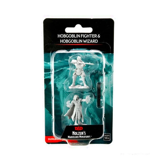 WizKids D&D Nolzur's Marvelous Miniatures: Hobgoblin Fighter Male & Hobgoblin Wizard Female