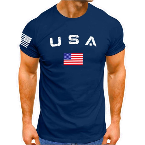 Generic Patriotic Golf Vest Fourth of July Clothes for Men Fourth of July Clothes for Men Men American Flag Vest Pullovers
