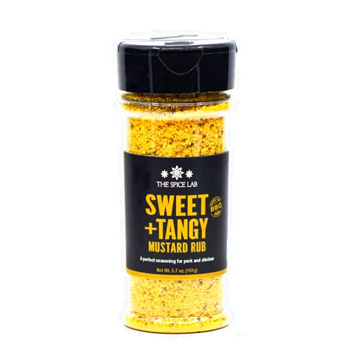 The Spice Lab Sweet + Tangy Mustard Rub - Perfect Harmony Of Honey Mustard Powder To Elevate Your Bbq And Dishes - Discover The Rich, Mustard Seasoning Blend For An Unmatched Gourmet Experience