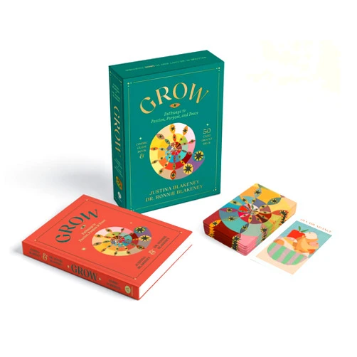 By Justina Blakeney (Author), Dr. Ronnie Blakeney (Author) GROW: Pathways to Passion, Purpose & Peace Guidebook & Oracle Deck