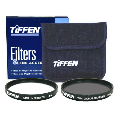 Tiffen 77mm Photo Twin Pack Polarizer And UV Protective Filter