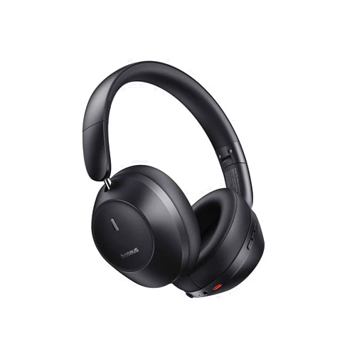 Baseus Bluetooth Headphones Wireless with Powerful Bass, 50H Playtime, Enhanced Call Clarity, Foldable Design, Noise Isolation Earcups, Comfortable Fit, Lightweight Over Ear Headphones - Bass 30 Max