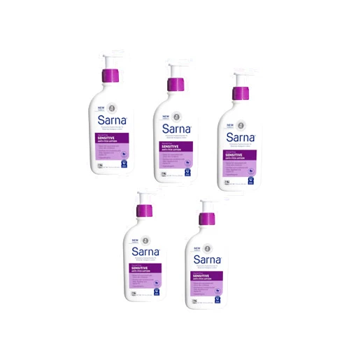 Sarna Sensitive Anti-Itch Lotion, 7.5 Fl. Oz. (Pack of 5)
