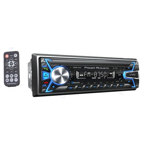 Power Acoustik PL-51B 1-DIN Digital Audio Head Unit With 32GB USB/SD/AUX/Bluetooth,Black