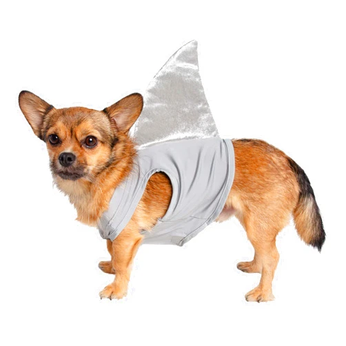 PET KREWE UNLEASH THE PARADE Pet Krewe Small Dog Shark Costume | Pet Costume for Dogs 1st Birthday, National Cat Day & Celebrations | Halloween Outfit for Small and Large Cats & Dogs