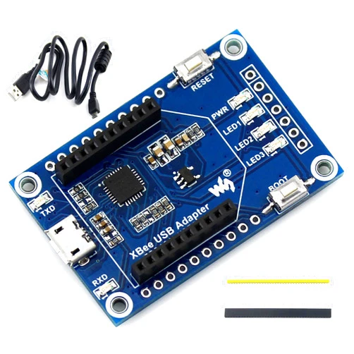 waveshare XBee USB Adapter UART Communication Board XBee Interface USB Interface Onboard Buttons/LEDs for Easy Testing,Program/Configure XBee Module