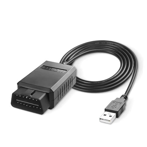 XMSJSIY USB OBD2 Scanner Adapter with MS-CAN/HS-CAN Switch OBDII Diagnostic Cable Car Interface Scanner USB Connector OBD2 Code Reader Scanner Auto Car Professional OBDII Scan Tool - 1.5M/4.9FT