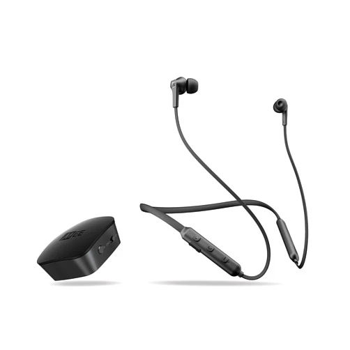 MEE audio Connect T1N1 Bluetooth wireless headphone system for TV - includes Connect Bluetooth audio transmitter and N1 wireless neckband in-ear headphones