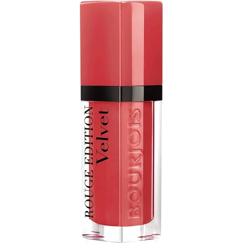 Bourjois Paris Rouge Edition Velvet Lipstick 7.7ml, 04 Peach Club, 1 Count