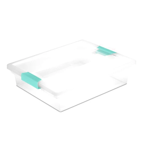 Sterilite 6-Pack Clip Box, Clear Storage for Crafts, Supplies and Office Items, Large